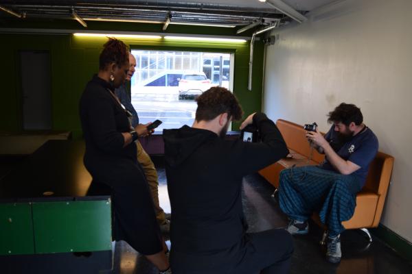 people at a photography workshop